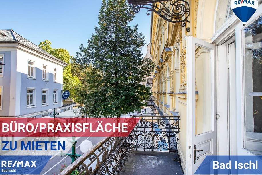 Repräsentative Büro- oder Praxisfläche im Herzen von Bad Ischl, Gewerbeobjekt-miete, 1.292,00,€, 4820 Gmunden