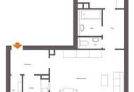 Gut aufgeteilte 2 Zimmer Wohnung nähe S-Bahn Gersthof (keine WGs, keine Studenten) - ab sofort verfügbar!