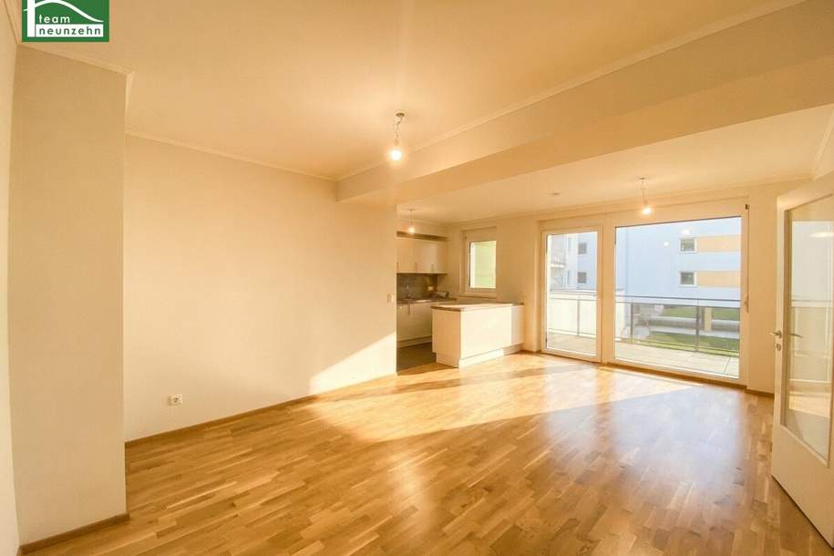 Zentral begehbare 3-Zimmer Wohnung mit großer Loggia in Hoflage! Nahe S-Bahn und Schwechat Zentrum!, Wohnung-miete, 1.379,54,€, 2320 Bruck an der Leitha