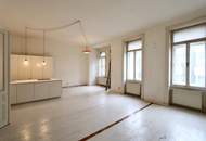 Nächst Neubaugasse! Südwestseitiger 4-Zimmer-Altbau mit Balkon in ruhiger Seitengasse!