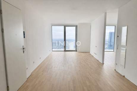Global View Residence im DC2 Tower – 2 Zimmer mit Loggia &amp; Blick auf das Vienna International Center, Wohnung-miete, 1.550,00,€, 1220 Wien 22., Donaustadt