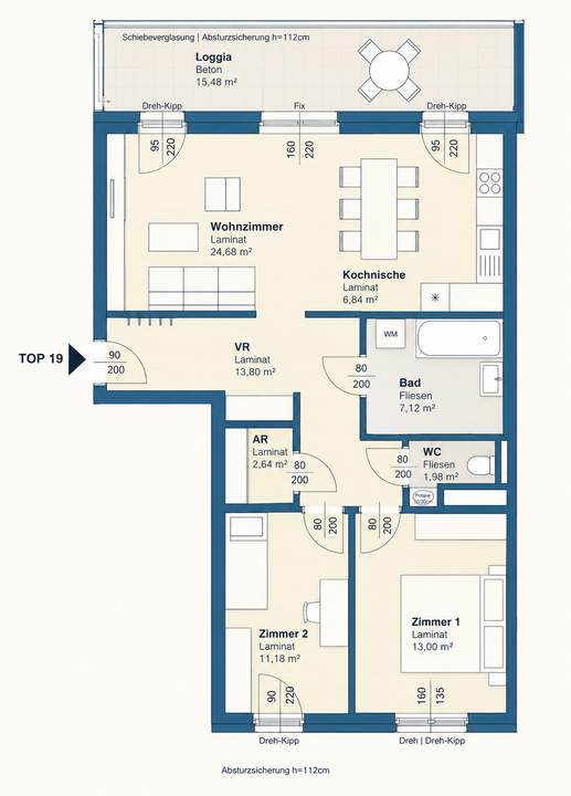 Großzügige 3-Zimmer-Wohnung mit Charme!