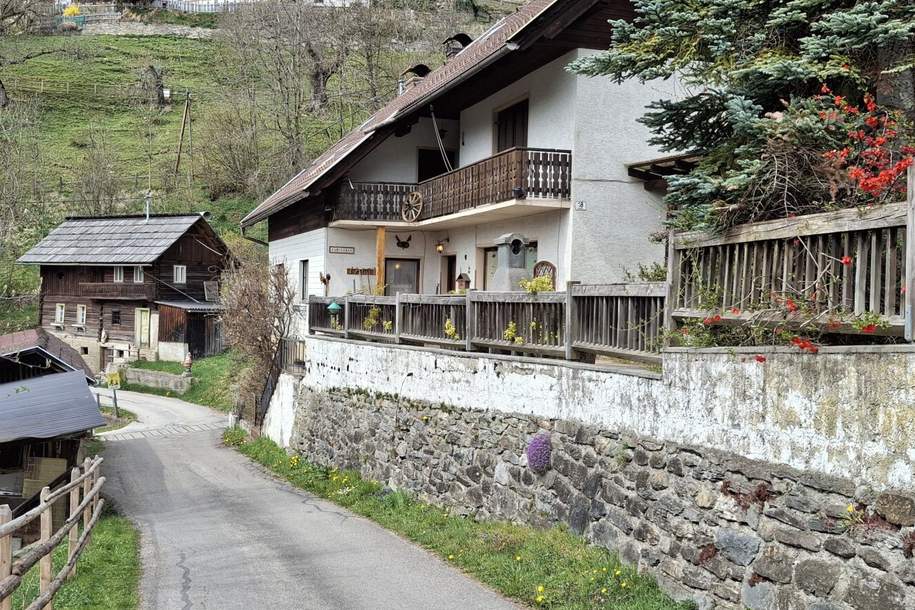 Gepflegtes Haus in idyllischer Lage. Garage und eigene Sauna. Trebesing-Neuschitz., Haus-kauf, 249.500,€, 9852 Spittal an der Drau