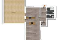 Exklusive 2-3 Zimmer Terrassenwohnung in ruhiger Lage nahe dem Salzkammergut Golfclub