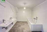 Traumhafte Erstbezugs-Maisonette mit Galerie, großer Terrasse und Weitblick nahe Kagraner Platz! Hochmoderne Ausstattung und Küche inkludiert!