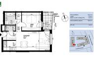 Geräumige 2-Zimmer Wohnung inkl. Einbauküche und Freifläche - ab sofort verfügbar!