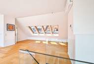 Helle DG-Maisonette mit großer Terrasse beim Naschmarkt mit Garagenplatz im Haus