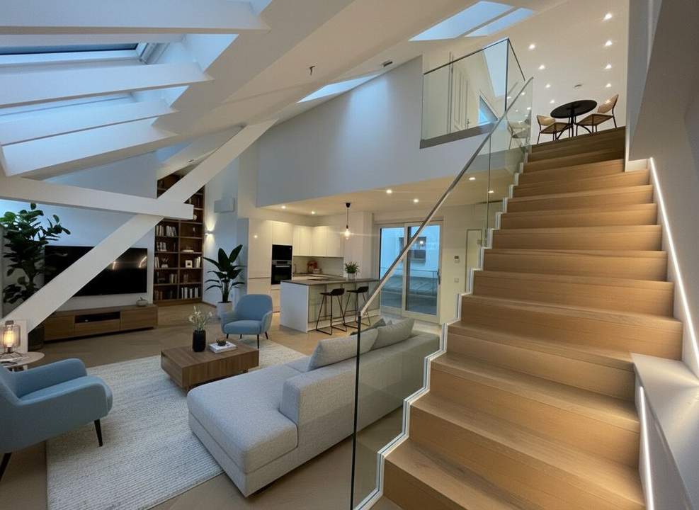 Exklusives 4-Zimmer Dachgeschoss mit Balkon nahe Rudolfsplatz, 1010!