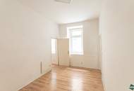 Sanierungsbedürftige 1,5-Zimmer Wohnung im Hochparterre nahe U1/U2 Praterstern (ca. 400 m)