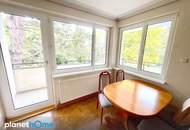 Süße, absolut ruhige Zweizimmerwohnung mit schönem Balkon und Grünblick