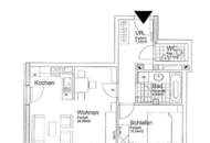 HOFRUHELAGE - 2-Zimmerwohnung mit Balkon (Mietbeginn 01.10.2026)