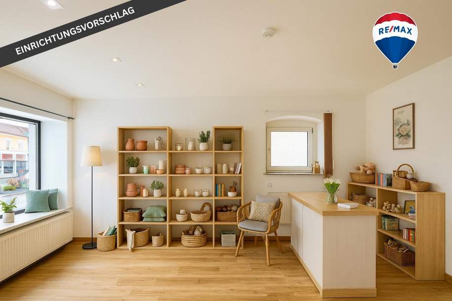 Vielseitiger Gewerbestandort am Stadtplatz in Pregarten!, Gewerbeobjekt-miete, 651,24,€, 4230 Freistadt