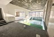 Exklusives Grundstück mit Traumhaus Rohdiamant ++ Indoor-Pool ++ Atemberaubender Wienerwaldblick ++ Großzügige Terrasse ++