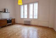 MÖLLWALDPLATZ, gepflegte 59 m2 Altbau, Wohnküche, 1 Zimmer, Duschbad, Parketten, Flügeltüren, U1-Nähe
