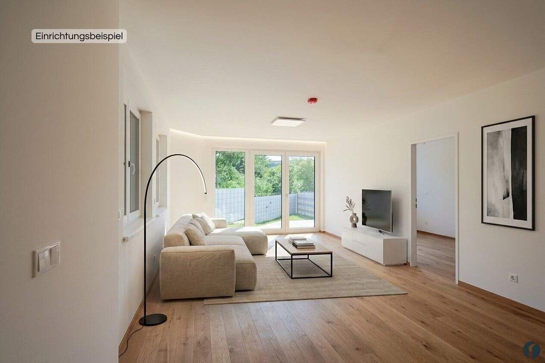 Provisionsfrei! 2 Zimmer Garten-Wohnung Erstbezug