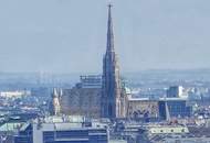 Lifestyle Appartement im Hochhaus mit atemberaubendem Panoramablick auf Stephansdom !!!