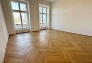 SALZTORGASSE, gepflegte 56 m2 Altbau, 2 Zimmer, Komplettküche, Duschbad, Parketten, Donaukanal