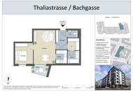 HOFSEITIGE 2 Zimmer BALKON-Neubauwohnung mit IDEALER Aufteilung - Nahe U6 Thaliastraße