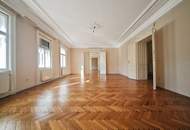 Stilaltbauwohnung mit 45m² Wohnsalon | Nähe Naschmarkt und 1. Bezirk | unbefristet | sehr hell im 4. Liftstock