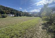 Baugrund mit Berg- &amp; Grünblick