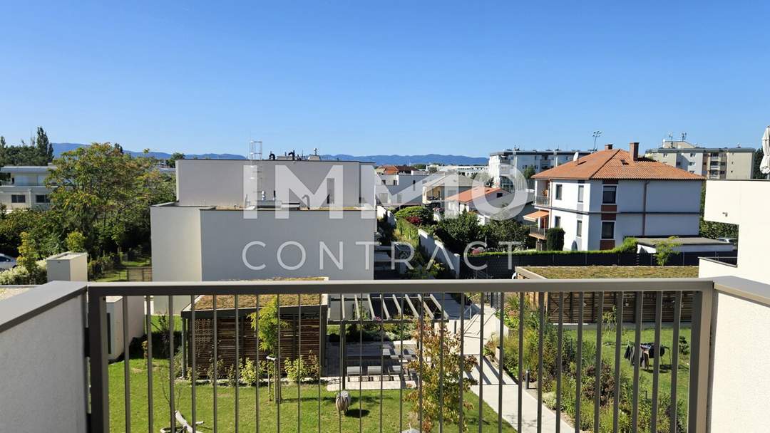 2 Dachterrassen mit Blick zum Wienerwald: 4-Zimmer-Wohnung in Traumanlage - provisionsfrei!