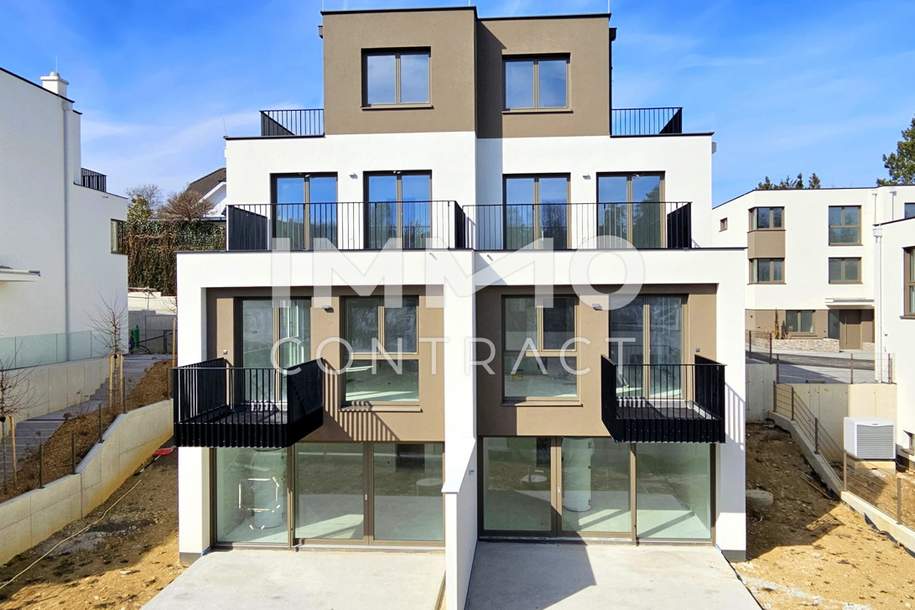Wohnen auf höchstem Niveau - Elegante Doppelhaushälfte mit erstklassiger Ausstattung im Erstbezug, Haus-kauf, 1.250.000,€, 2380 Mödling