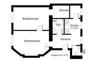 Erstbezug nach Sanierung: 3-Zimmer-Altbau in ruhiger Hoflage
