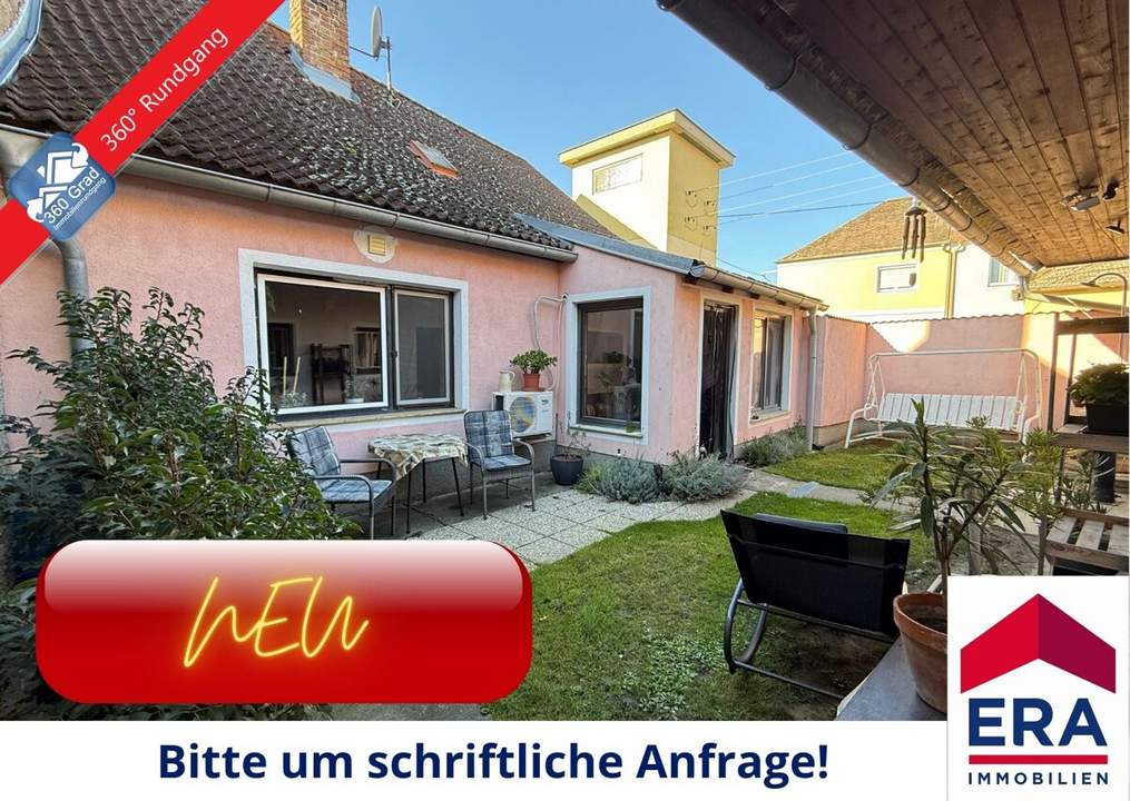 Hausbrunn - Rustikales Häuschen mit Garten, Werkstatt und Nebengebäude!