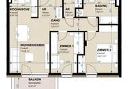 Großzügige 3-Zimmer-Wohnung mit Balkon & durchdachter Raumaufteilung