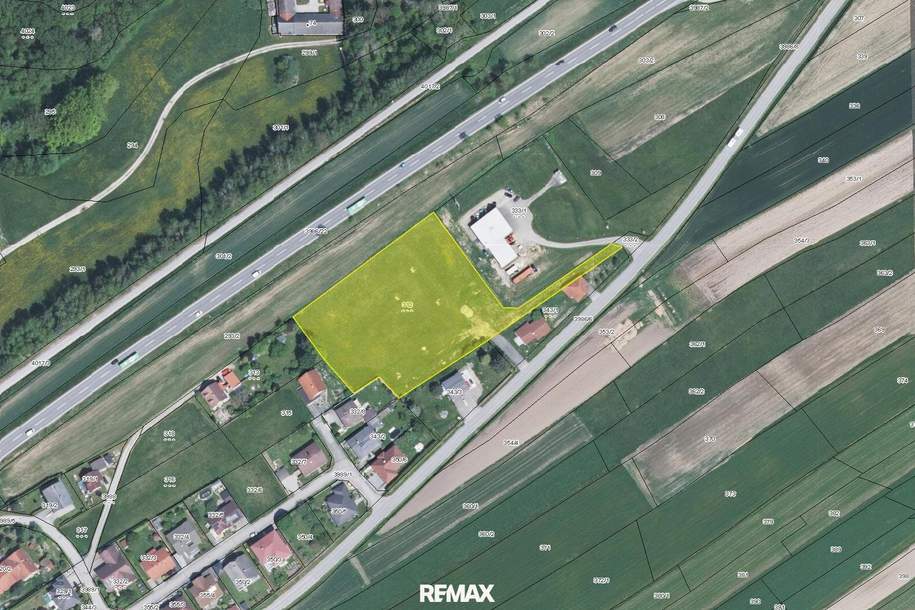 7.138 m² Gewerbegrundstück bei Gmünd – Sichtbar, bestens erreichbar und vielseitig nutzbar, Grund und Boden-kauf, 200.000,€, 3950 Gmünd