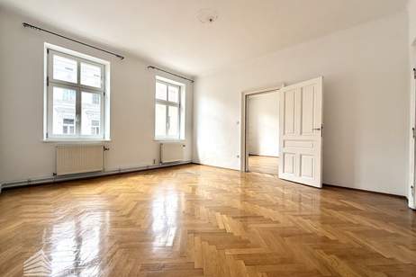 Helle Wohnung mit Balkon auf ganzer Etage zzgl. Rohdachboden, Nähe Einsiedlerpark, Wohnung-kauf, 849.000,€, 1050 Wien 5., Margareten