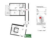 Ruhige Innenhof-Wohnung mit großem Balkon nahe S-Bahn Jedlersdorf, Straßenbahn 26 und SCN mit Einbauküche und Abstellraum!