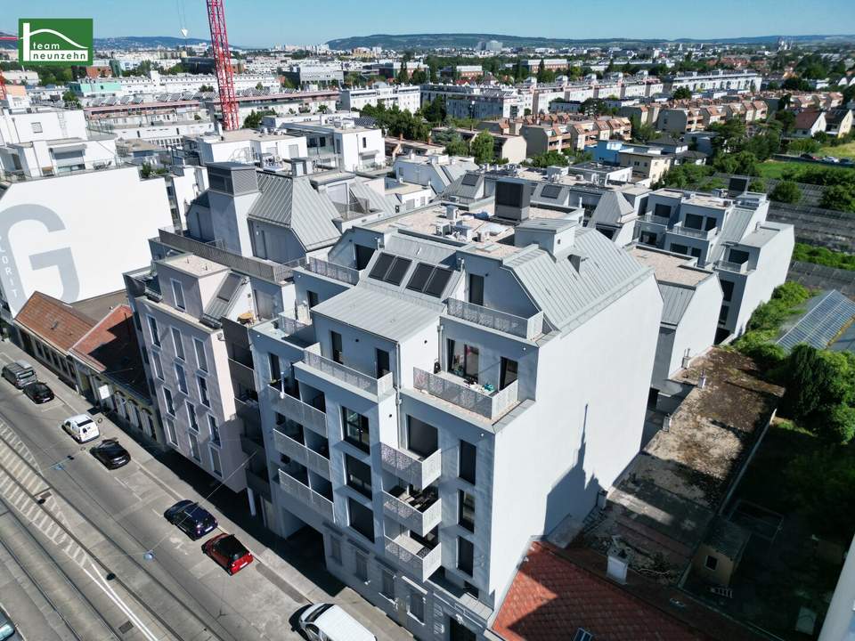 Moderne 2-Zimmer-Wohnung mit Terrasse auf Eigengrund – Erstbezug, Fußbodenheizung. - WOHNTRAUM