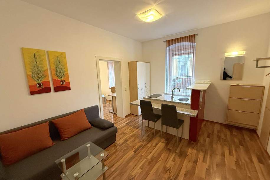 Moderne, möblierte 2-Zimmer-Wohnung – ideal für Singles, Paare oder als Firmenwohnung, Wohnung-miete, 519,00,€, 3300 Amstetten