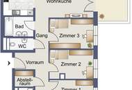 Urlaubsstimmung in Ruhelage - 100m² Eigentumswohnung, Wohnküche, Balkon, 3 Schlafzimmer, 2 Bäder, Parkplatz, Carport und Pool!