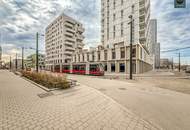 Provisionsfrei: Apartment beim Grünareal „Freie Mitte“ - Teilmöbliert, Deckenkühlung, Panoramabalkon, Gym!