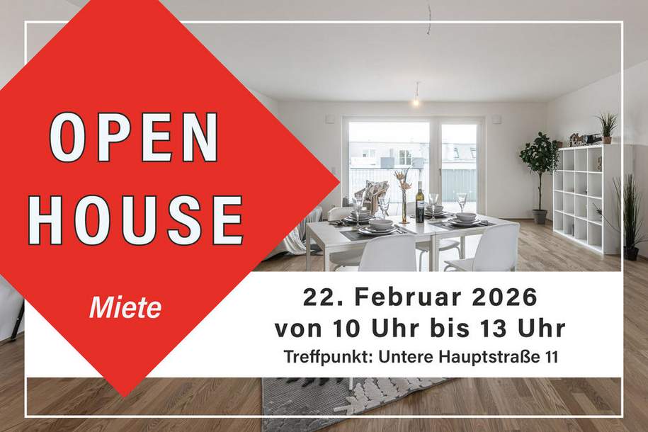 einen Katzensprung von Wien entfernt MIETE, Wohnung-miete, 1.056,40,€, 2326 Bruck an der Leitha