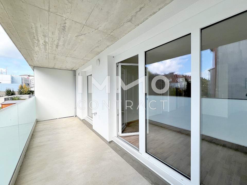 54,17qm geförderte 2ZI- Balkon-Wohnung, zzgl. 1Tiefgaragenstellplatz