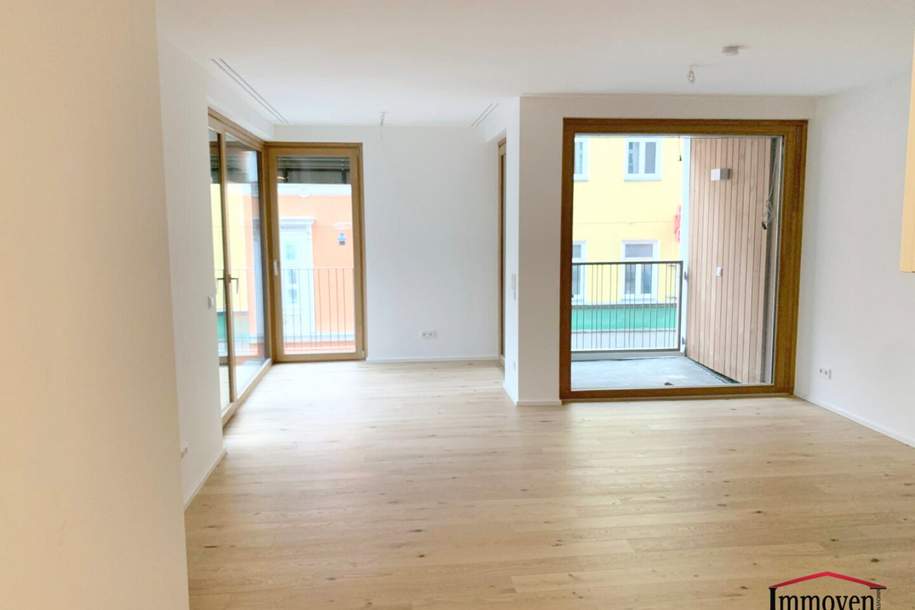 TOPLAGE und ERSTBEZUG: Straßenseitige, moderne 2-Zimmerwohnung mit Loggia! Besichtigung ab Ende Jänner/Anfang Februar 2025 - Vormerkung schon jetzt möglich!, Wohnung-miete, 1.799,00,€, 1070 Wien 7., Neubau