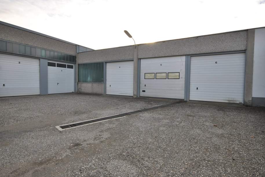 Provisionsfrei von Privat! 120 m² Halle im Gewerbepark Ost in Enzenreith zu vermieten!, Gewerbeobjekt-miete, 555,45,€, 2640 Neunkirchen