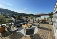 180 Grad Blick über die Hinterbrühl! 4-Zimmer DG Maisonette mit GROSSEN Sonnenterrassen und einem Garten!