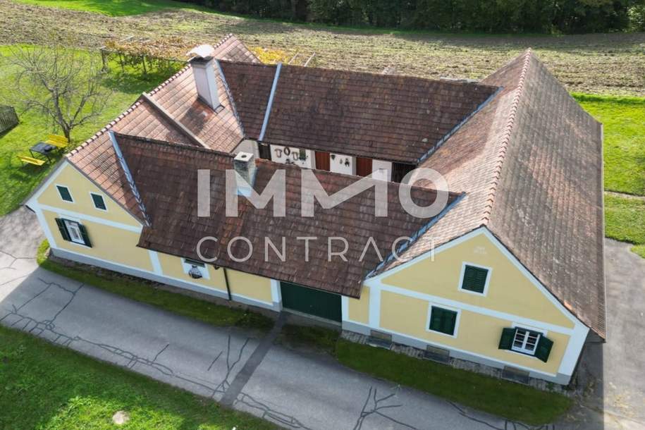 Ruhige und sonnige TRAUMLAGE auf einer Anhöhe! - KLASSISCHER Vierkanthof - sehr gut erhalten!, Haus-kauf, 445.000,€, 8282 Hartberg-Fürstenfeld