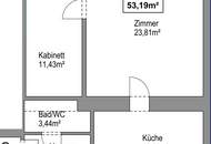 HOFRUHELAGE mit GRÜNBLICK und BALKON-OPTION (ca. 8,7 m² baubewilligt) | Altbau mit Potenzial | Nähe Einsiedlerpark, U4 Margaretengürtel, künftiger U2-Station Reinprechtsdorfer Straße