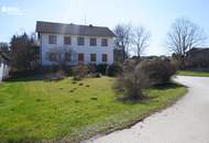 Großes Wohnhaus, großer Garten, große Maschinenhalle