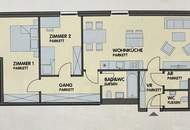 "3-Zimmer-Wohnung mit Panorama - 18 Stock, Garage &amp; Fitness im Haus"