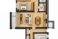 Wohnung mit Loggia / Innenhoflage – vielseitig gestaltbar