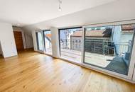 MAISONETTE MIT ZWEI DACHTERRASSEN - PARKETT - KLIMA - KÜCHE - LIFT!