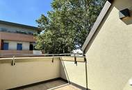 STUDIO-WOHNUNG mit Balkon! I Stellplatz in hauseigener Tiefgarage I hochwertige Einbauküche I Fußbodenheizung I bodenebenerdige Dusche I U1 ca. 13 min. mit Öffis