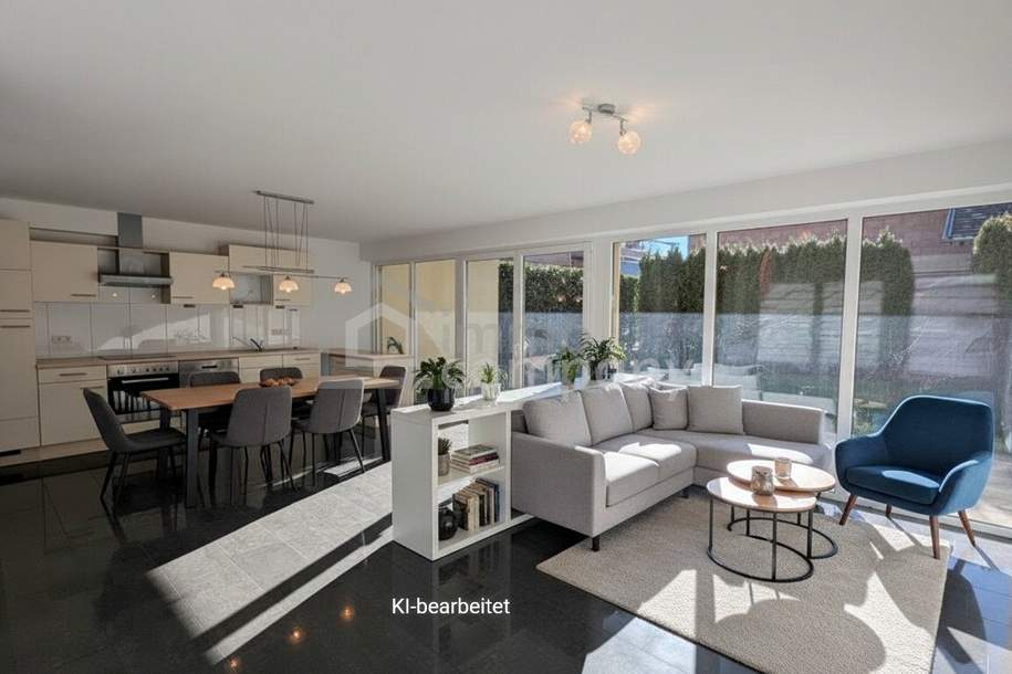 Attraktive 3-Zimmer-Gartenwohnung in Röthis | 74m² Wohnfläche | Süd-Terrasse mit Garten | inkl. 2-KFZ-Stellplätze, Wohnung-kauf, 6832 Feldkirch