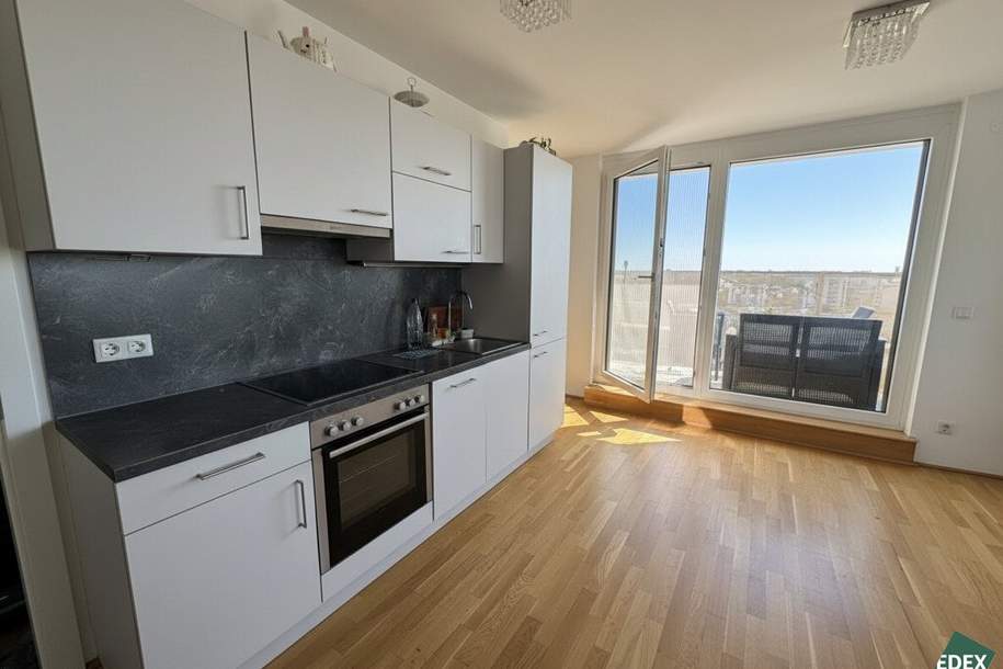 Moderne 3-Zimmer Wohnung mit Balkon nahe U1 Rennbahnweg, Wohnung-miete, 1.399,00,€, 1220 Wien 22., Donaustadt